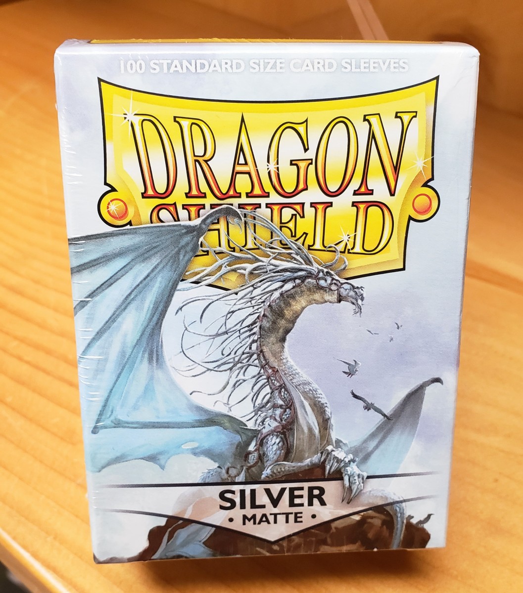 Dragon Shields: (100) Matte Silver