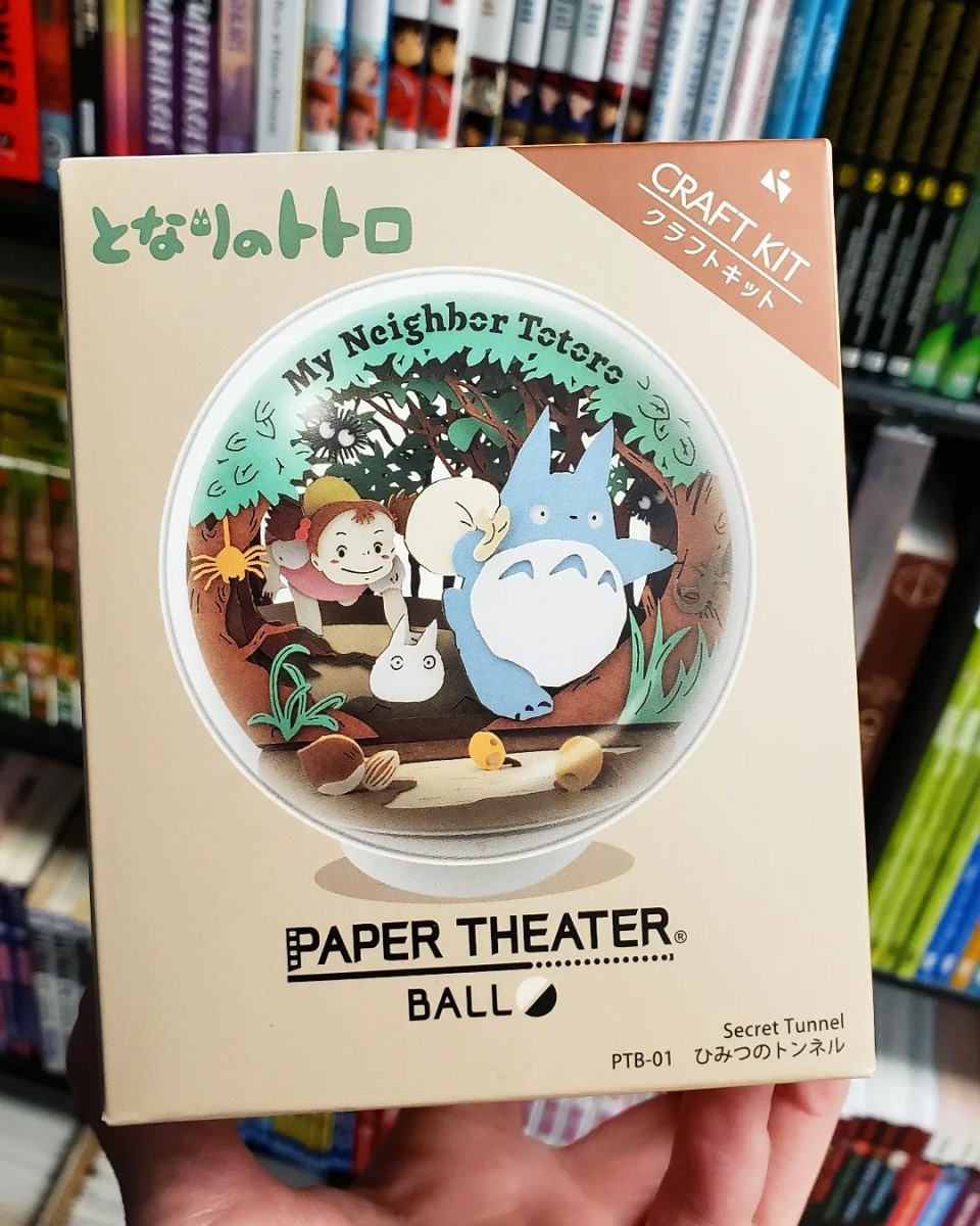 Studio Ghibli Paper Theater Ball Craft Kit – My Neighbor Totoro Secret  Tunnel – Cape & Cowl Comics & Collectibles – comics, toys, games and more!  – Sackville, Nova Scotia