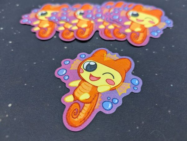 Tamagotchi Seahorse 
Sticker by Colochirus Art