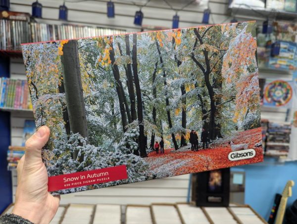 636 piece puzzle - Snow in Autumn 
(Gibsons)