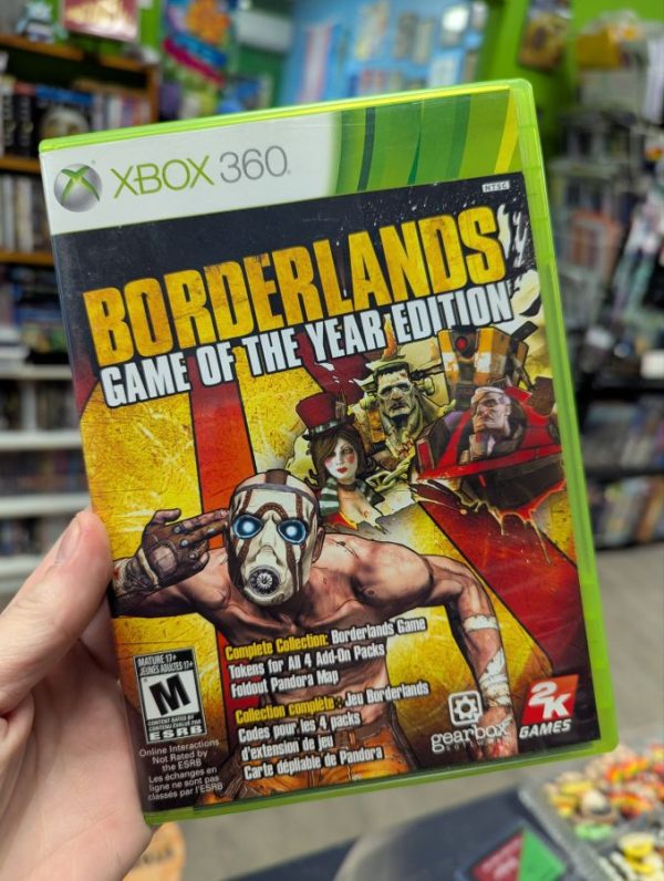 XBox 360 game Borderlands: Game of the Year Edition