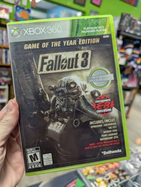 XBox 360 game Fallout 3
(Platinum Hits - Game of the Year Edition)