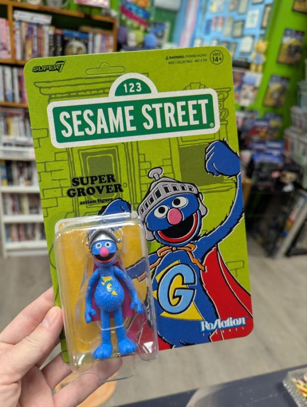 Super7 ReAction figure - Super Grover (Sesame Street)