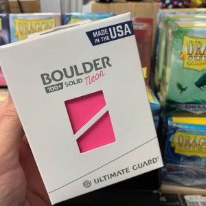 NEON BOULDER Commander Deck Box
(Neon Pink)